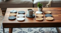 stylish and functional coasters