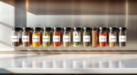 stylish magnetic spice storage