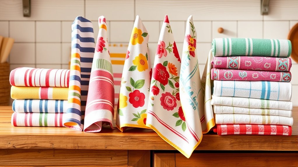 stylish practical dish towels