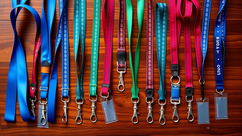 stylish security badge lanyards