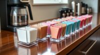 stylish sugar packet storage