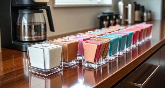 stylish sugar packet storage