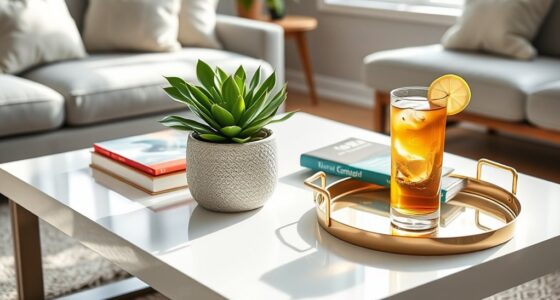 summer coffee table decor