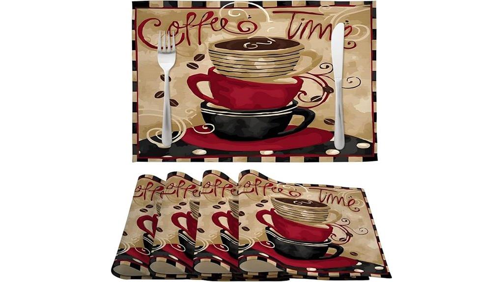 summer coffee table mats