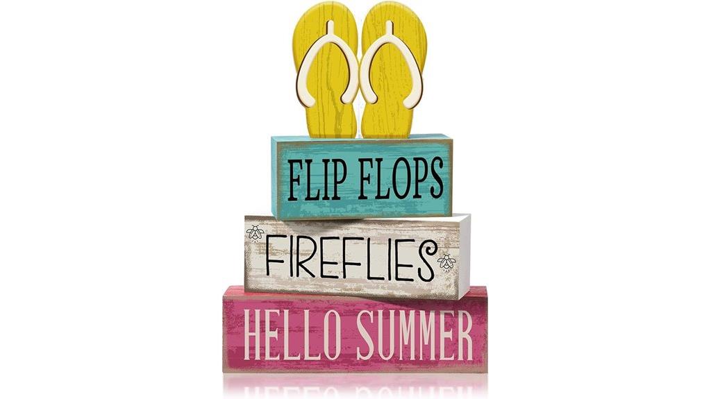 summer flip flop decor