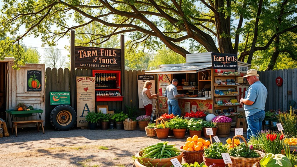 supporting local farms and markets