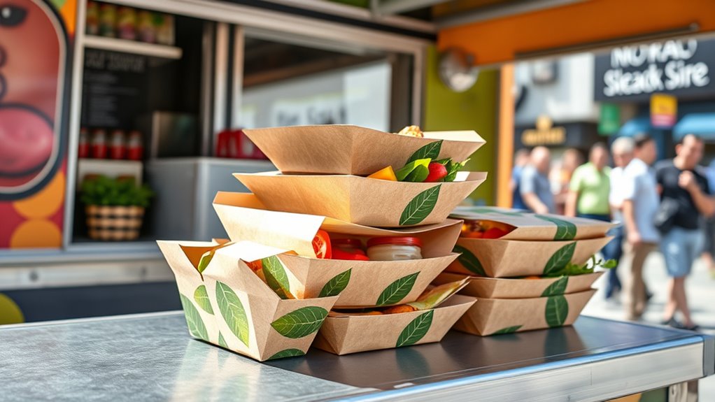 sustainable food truck packaging