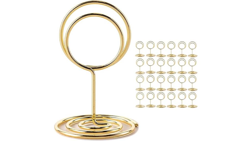 table number holders