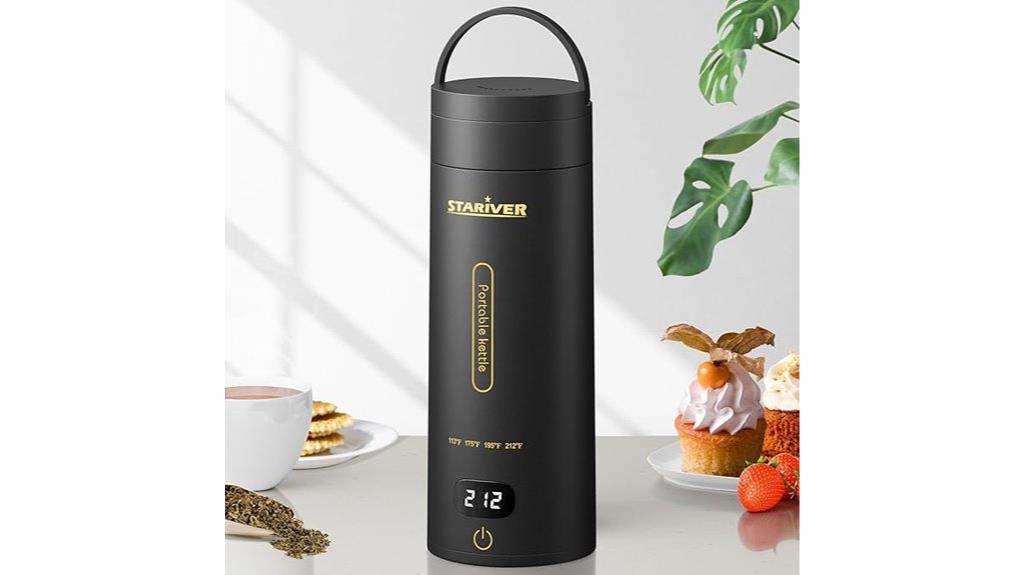 temperature control travel kettle