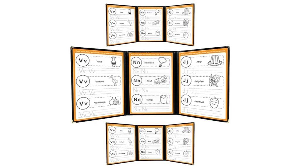 three pack menu covers