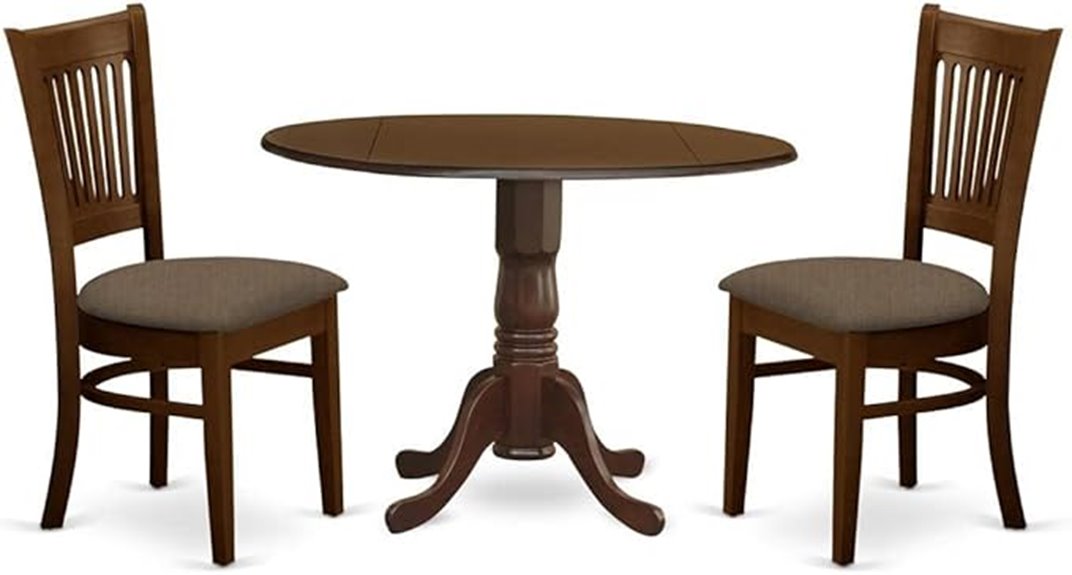 three piece kitchen dining set