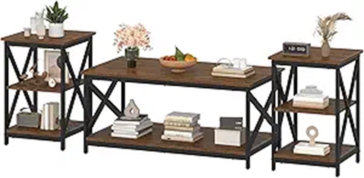 three piece living room set