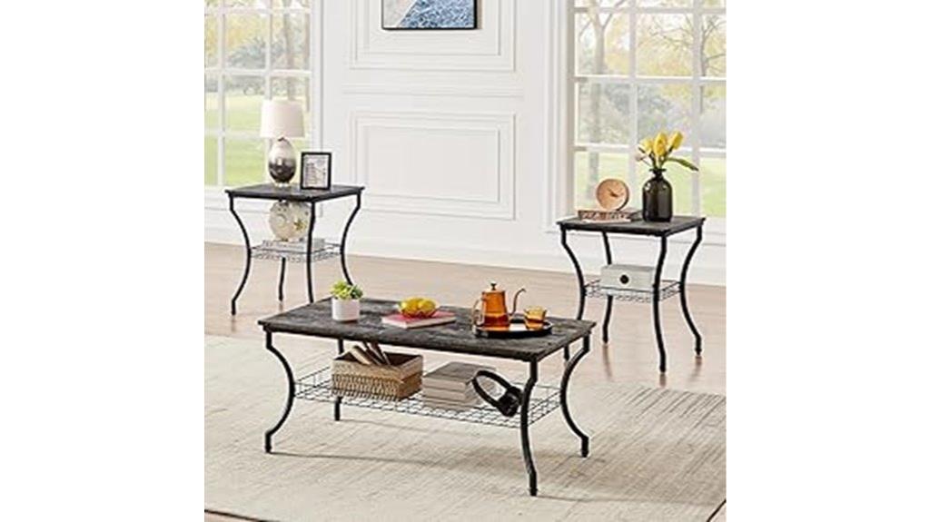 three piece living room set