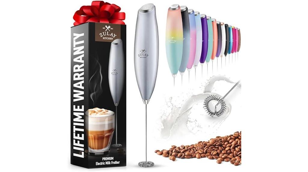 titanium motor milk frother