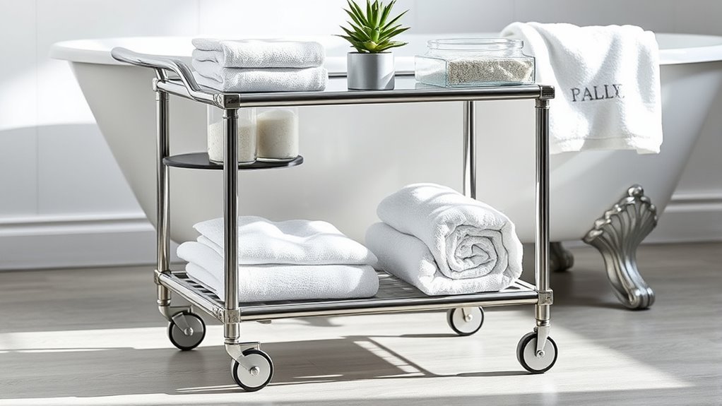 top bathroom tub cart organizers