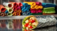top burrito wrapping foil