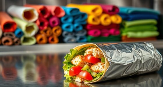 top burrito wrapping foil