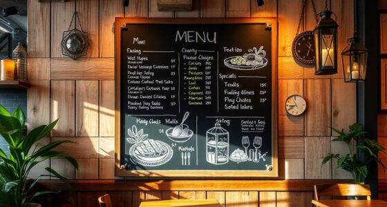 top chalkboard menu ideas