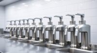 top compartment sink soap dispensers