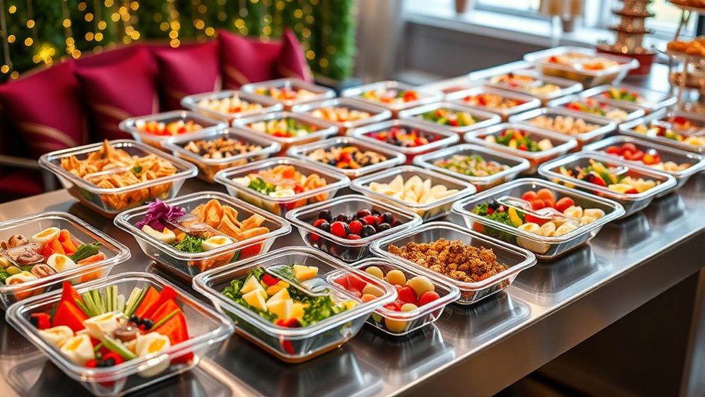 top disposable catering trays
