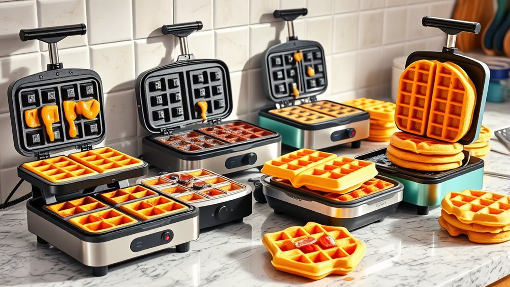 top dual waffle makers