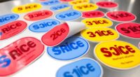 top durable price labels