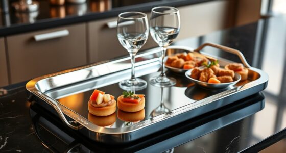 top durable stainless steel trays