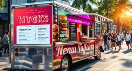 top food truck menu designs