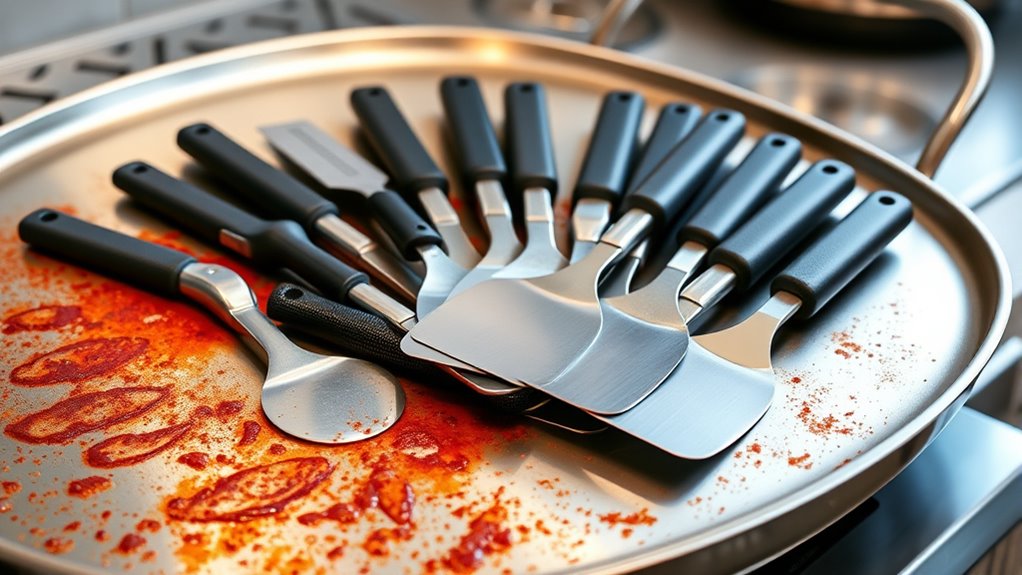 top griddle cleaning tools