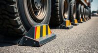 top heavy duty wheel chocks