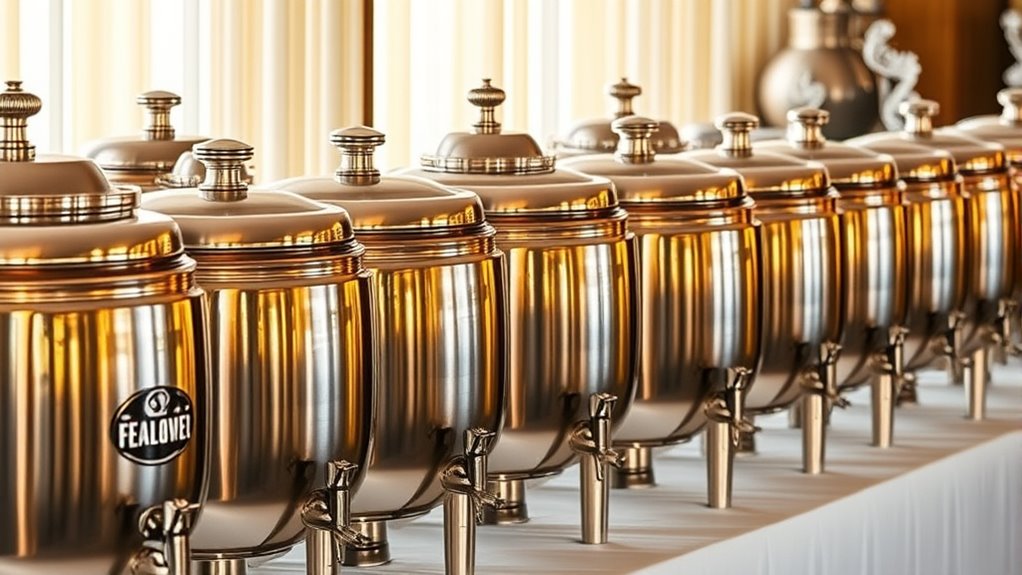 top large capacity coffee urns