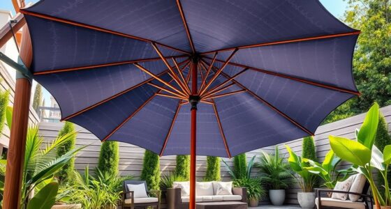 top large patio umbrella ideas