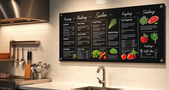 top magnetic menu board selections
