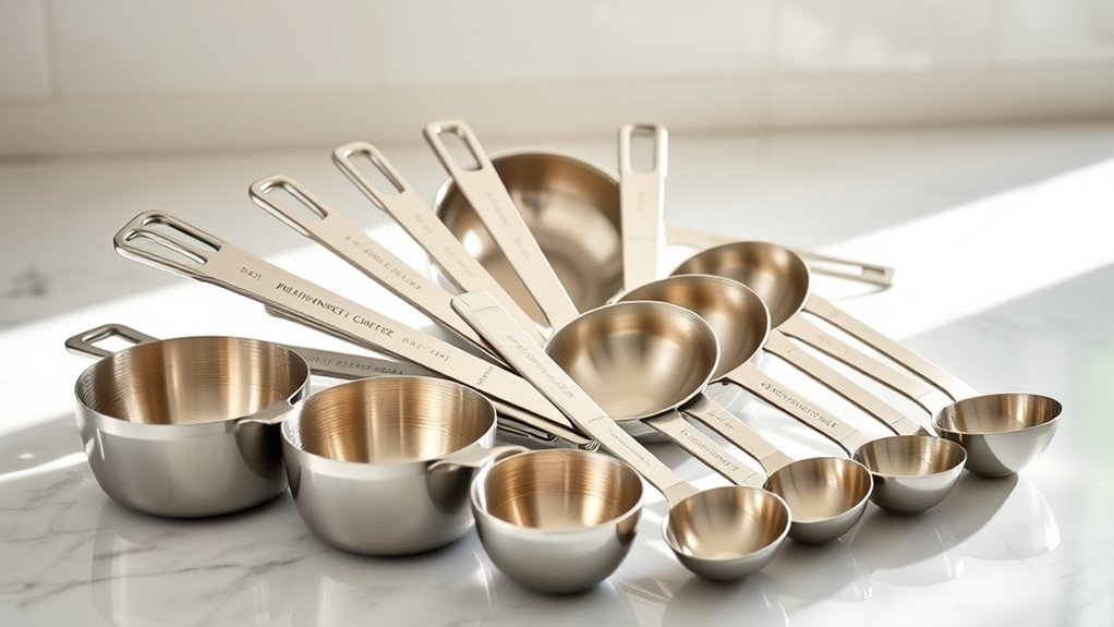 top measuring cups spoons