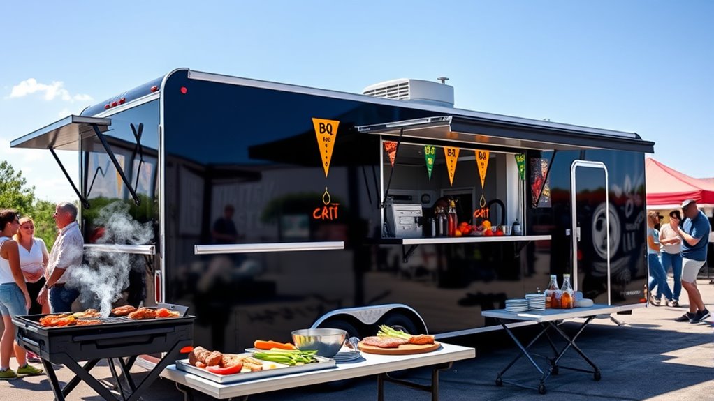 top mobile grill trailers
