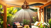 top outdoor misting fans