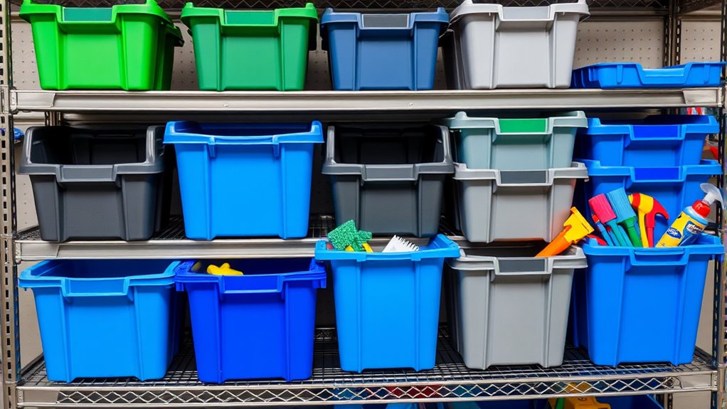 top plastic bus tubs
