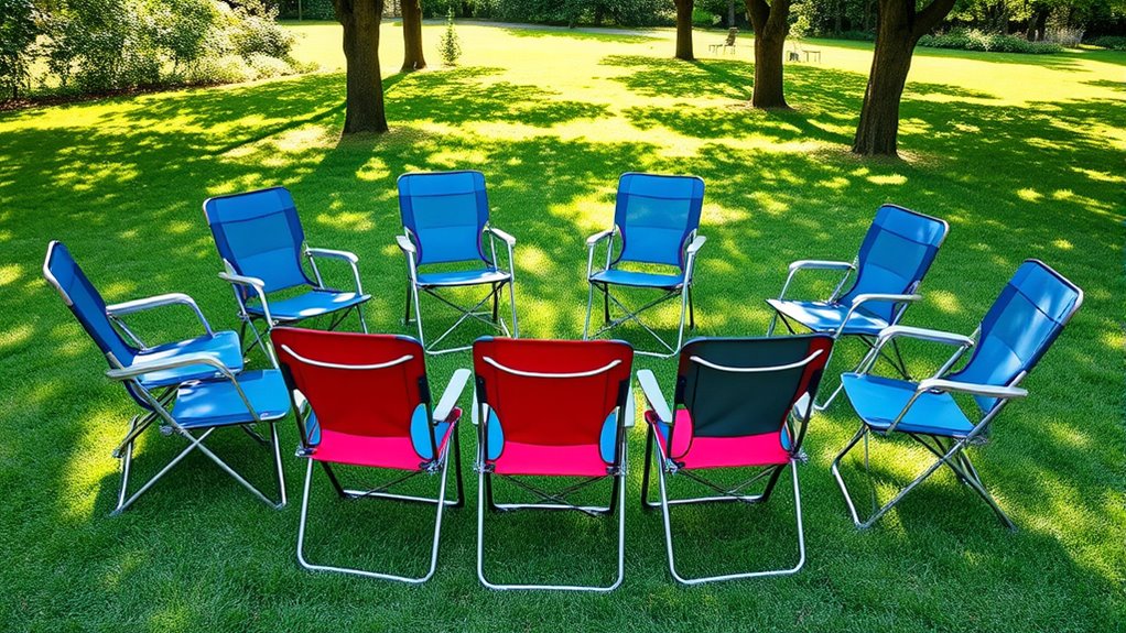 top portable folding chair sets