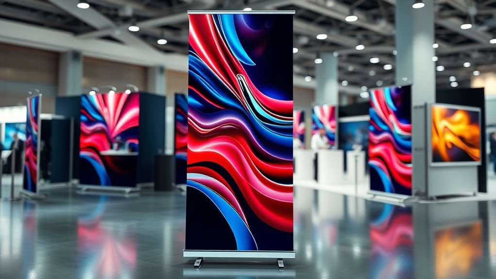 top retractable banner stands
