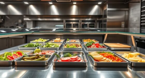 top sandwich prep tables