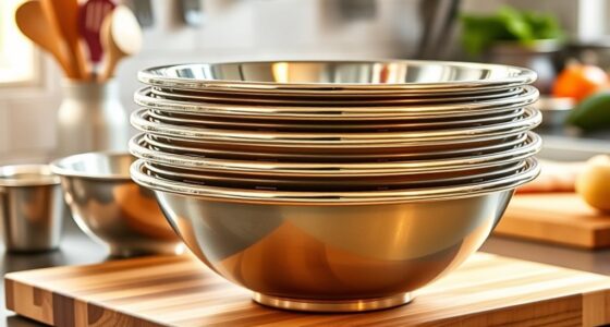 top stainless steel bowl sets