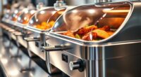 top stainless steel food warmers