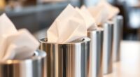 top stainless steel napkin dispensers