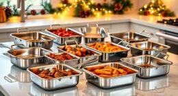 top stainless steel roasting pans