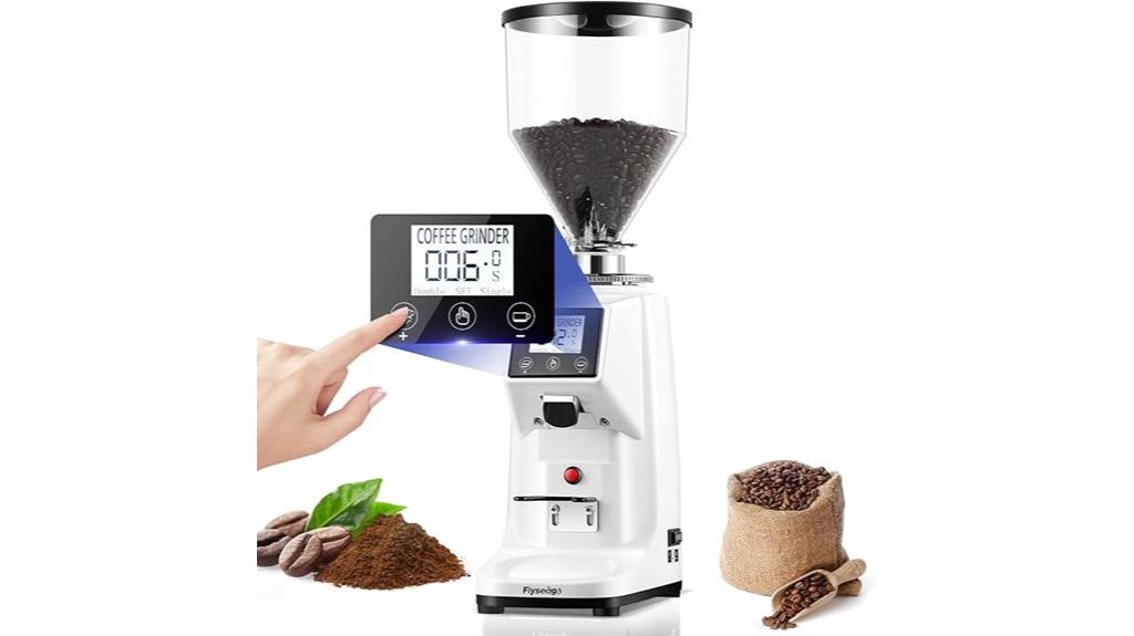 touch screen coffee grinder