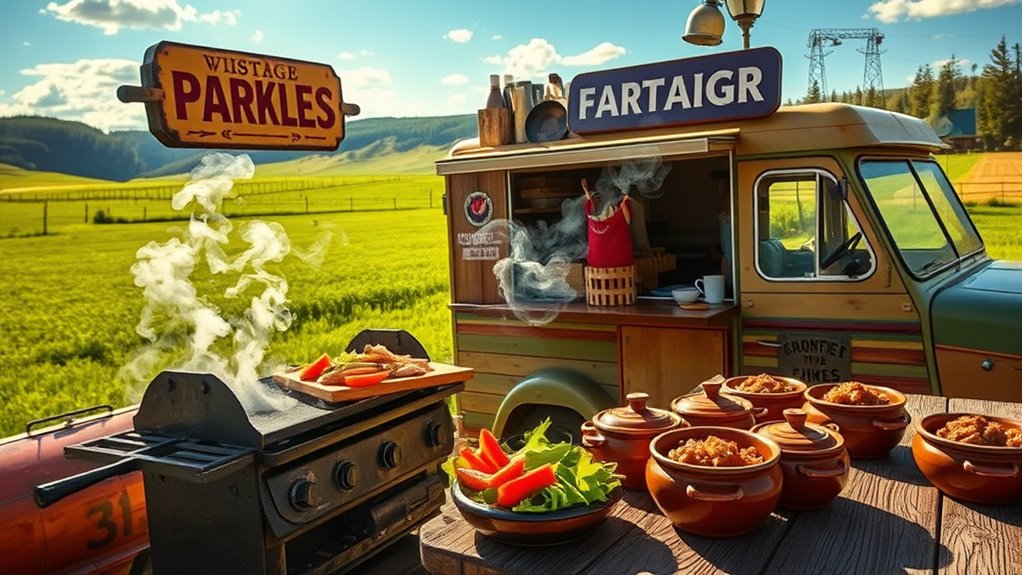 traditional open flame slow cooking