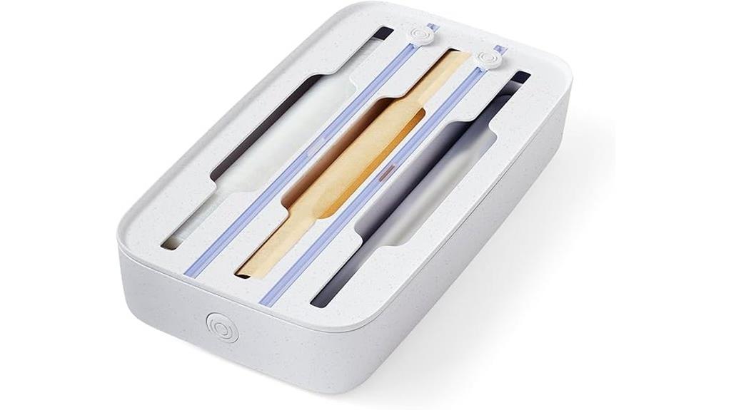 triple function wrap dispenser