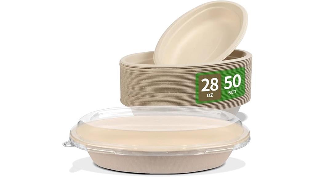 twenty eight ounce disposable containers