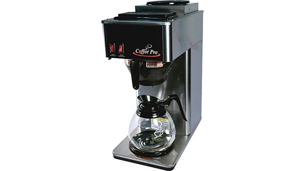 two burner commercial coffee brewer