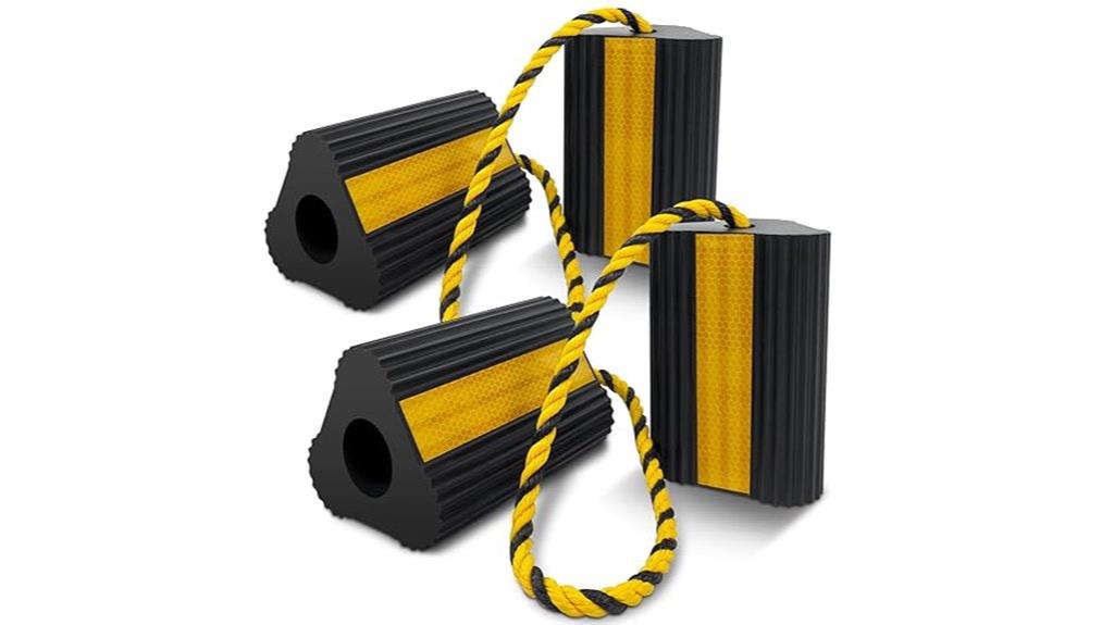 two pack wheel chocks